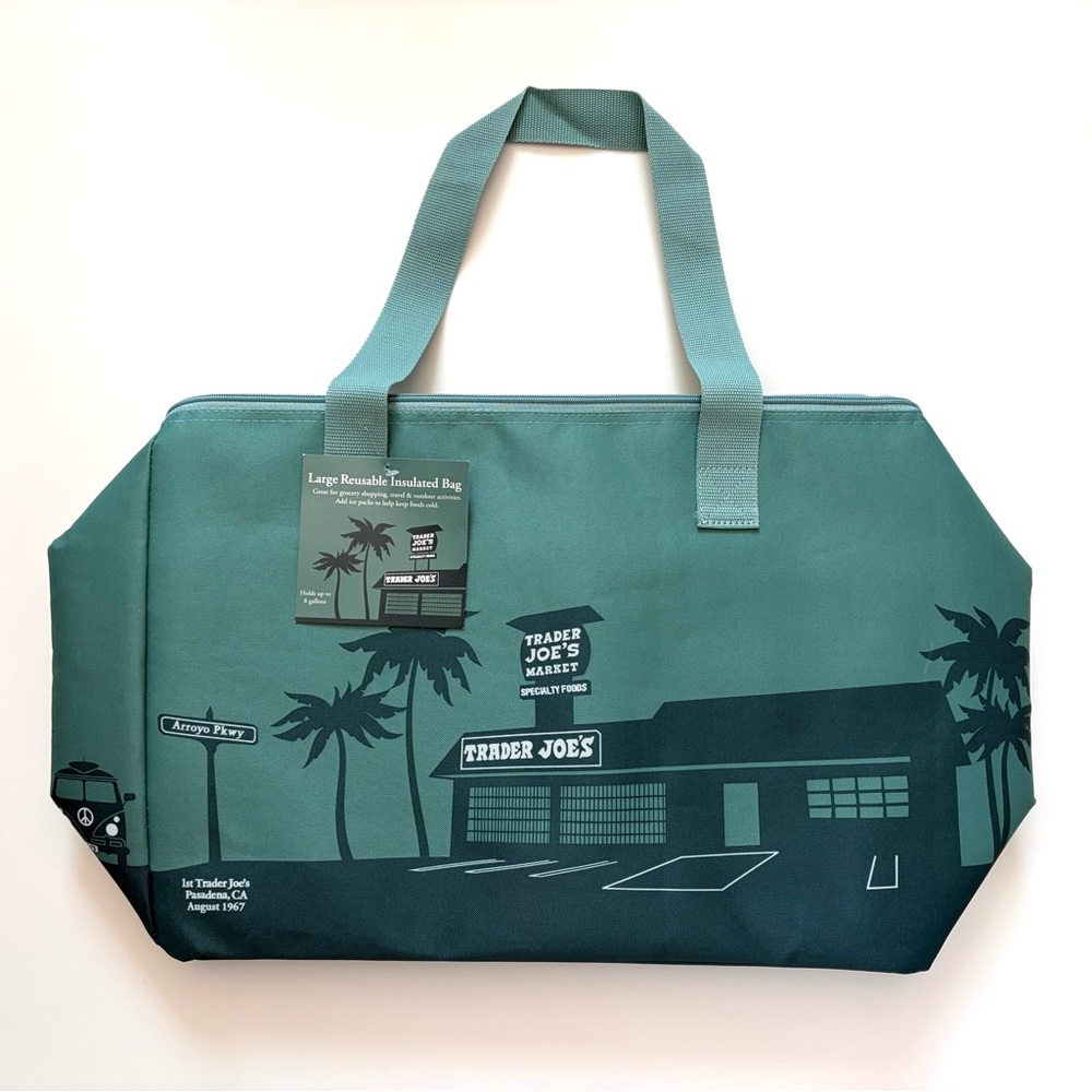 Trader Joe’s Dusty Blue Large Insulated Bag